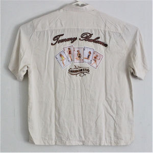 Tommy Bahama Caribbean Stud Pinup Girls Card STAIN